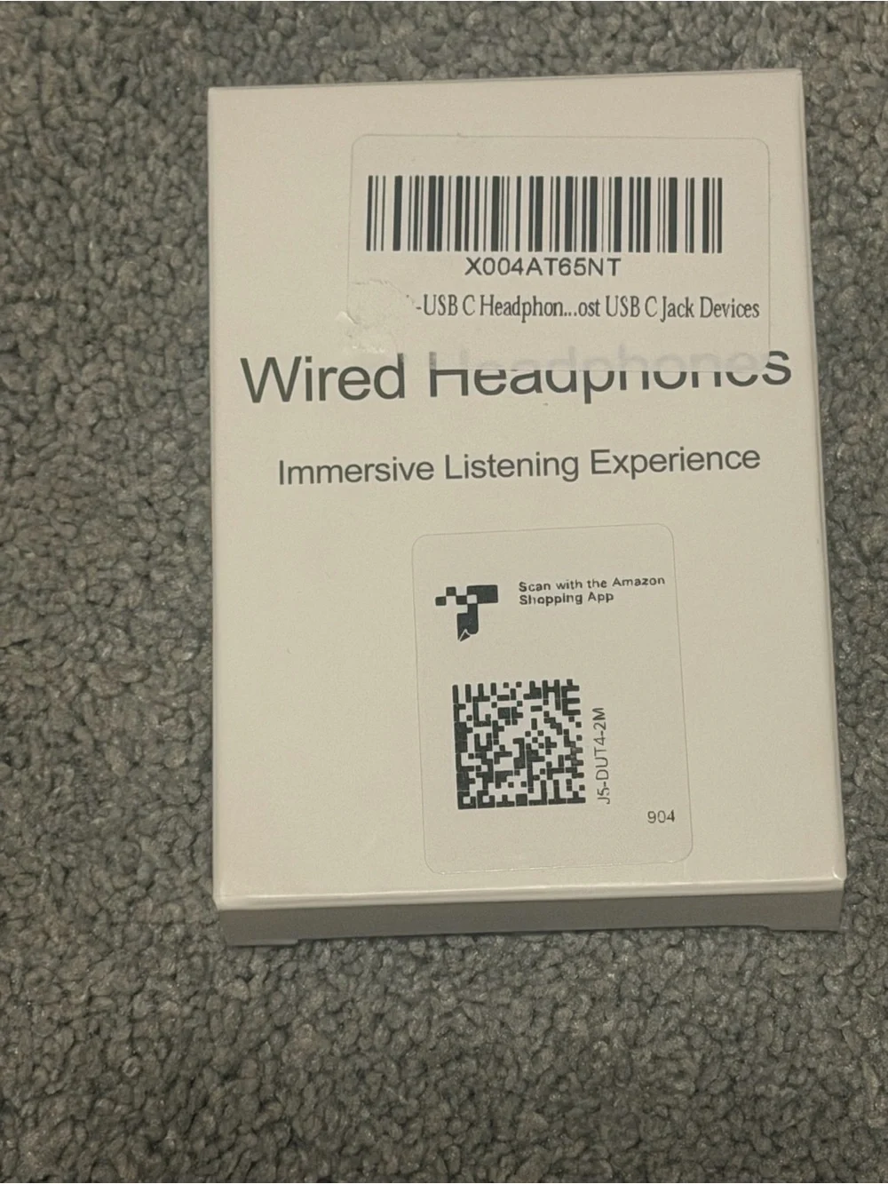 Wired Headphones USB-C - White